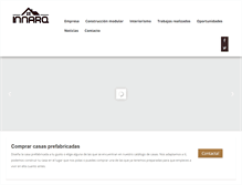 Tablet Screenshot of casasprefabricadasinnarq.com